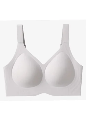 Bernato Luxeair Supported Laser Cut Gather Bra – Wide Side Band, No Underwire and Comfort