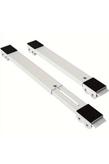 Herum Furniture and appliance moving support set, adjustable, with wheels, White/Black, 50 x 5 cm, 2 pcs