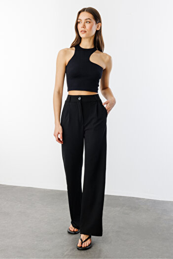 GENIUS STORE Kadın Oversize Palazzo Pantolon PANTOLON-001