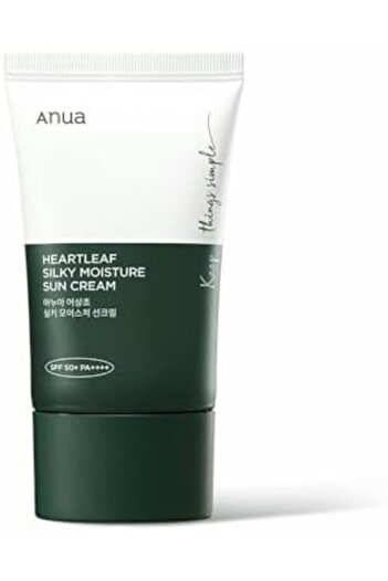 ANUA Silky Moisturizing Sunscreen Cream for Face, 50ml, Sensitive Skin, by Anua