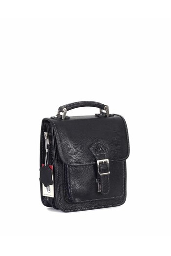 Aka Leather Black Hand and Shoulder Bag 204 2