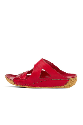 İNZE AYAKKABI Genuine Leather Slippers Model Name: Serra