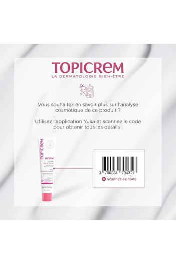 Topicrem Hydra+ Rich Moisturizing Cream for Dry Skin by Topicrem, 40 ml