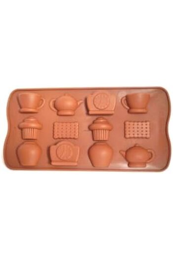 Mu Art Ahşap Silicone Tea Time Chocolate Mold Ecmelnm573 Maxshtr 1053513