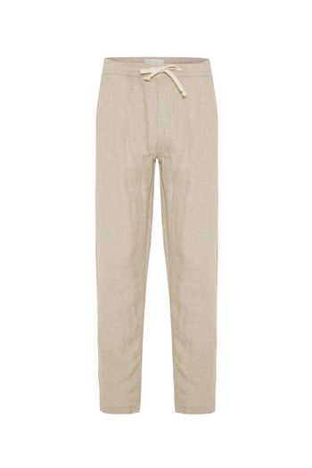 Mudo Straight Fit Tie Linen Pants