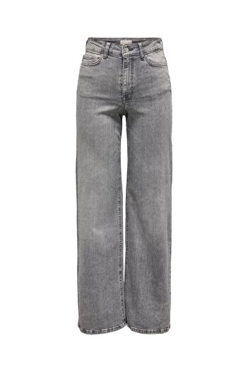 JDY Jeans mit weitem Bein JDYFELINA-FINA Hohe Taille Weiter Beinschnitt Jeans