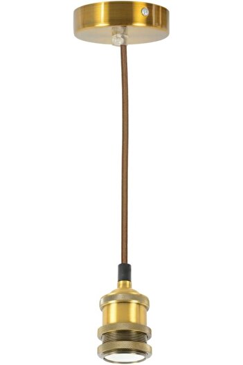 Generic E27 Pendant Wire Set | Antique Gold