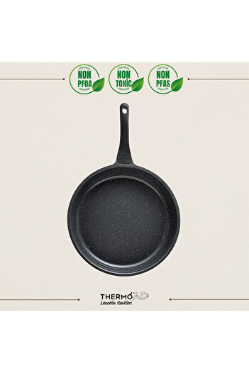 ThermoAD | Tava | 30 Cm | Granit Kaplama | Gri