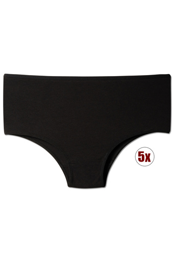 Lolitam Γυναικείο Ψηλόμεσο Βαμβακερό Lycra Σλιπ 5 τεμαχίων