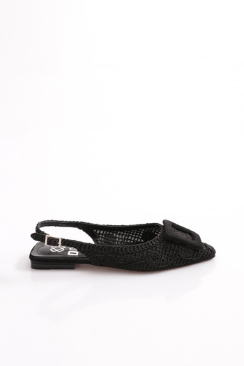 DGN 5001 Women's Buckle Ballerinas