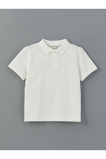 LC Waikiki Polo Neck Boy's Combed Cotton T-Shirt (S5)