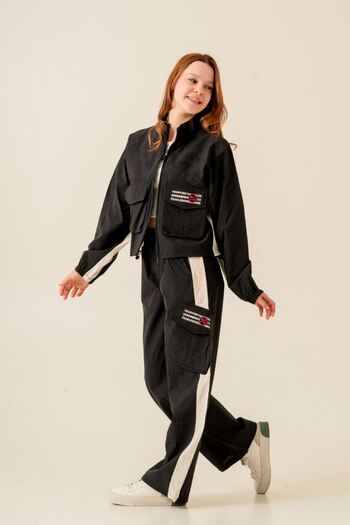 HAUSEkids 9-15 Years More Fearless Girl's Suit-Black