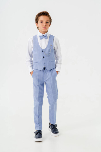 My Hanne Bow Tie Vest Suit 3062