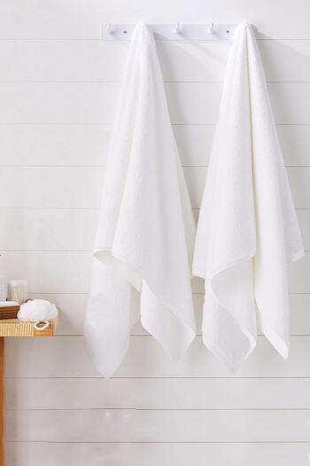 Mira Home 10 штук рушників для рук і обличчя 50x90 см, білі, 20/2, 250 г