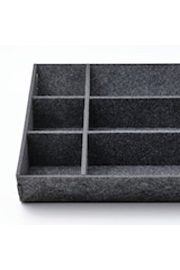 Generic Adjustable Drawer Organizer, Grey, 40 cm