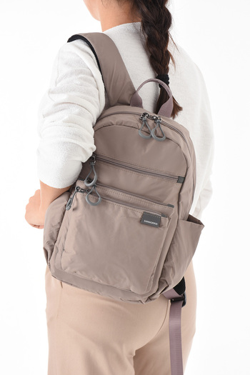 VESSARA Unisex Water Resistant Parachute Fabric 4 Compartment Travel and School Bag with Laptop Compartment