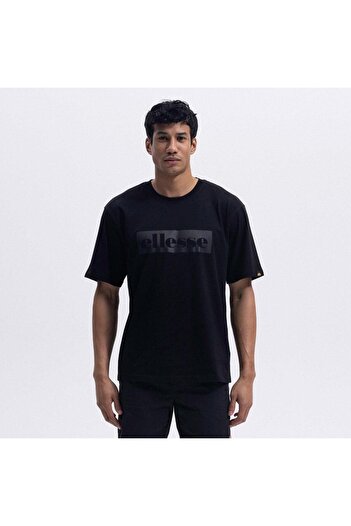 Ellesse Em390-Bk Oversize Tee Men's T-Shirt - Black