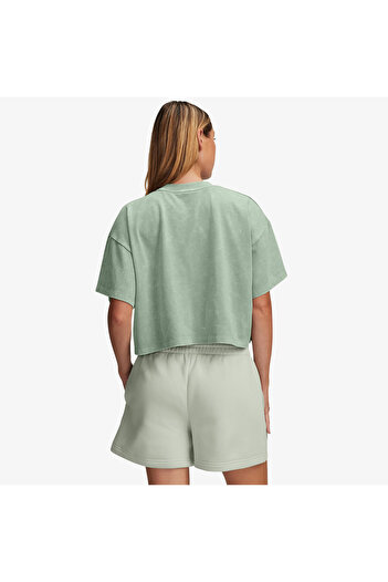 Under Armour Γυναικείο πράσινο μπλουζάκι Heavyweight Wash