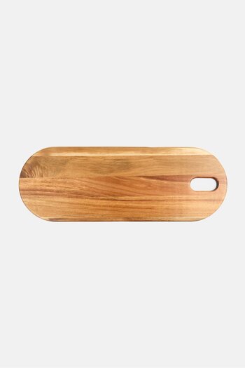 Muy Mucho Acacia Wood Serving Board, Tan