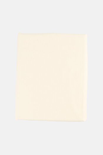 YOTO 4 Pieces Plain Flat Sheeet With Pillow Case Set, Light Yellow