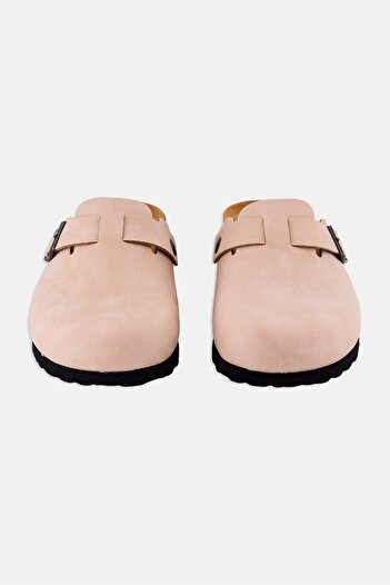 XOXO Women Leather Upper Slip On Clogs, Pink