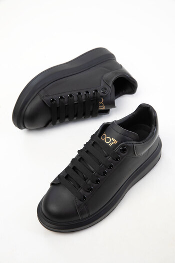 SOHO Schwarz-Schwarzer Herren-Sneaker 20583