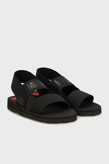 Love Moschino Logo Double Band Sandals Sandals Ja16033G0Mjn7000