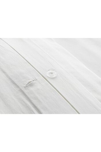 STOREMAX Sellbuyst Home Modello Cotton Satin Embroidered King Size Bedding Set 240X260 cm White Trendy 2664