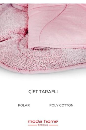 STOREMAX Sellbuyst Home Bedding Welsoft Pink Comforter Set Double Size (2 Silicone Pillows and Covers)