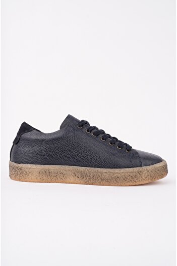 MUGGO Thomas Lace-Up Genuine Leather Men's Casual Sneaker Sports Shoes