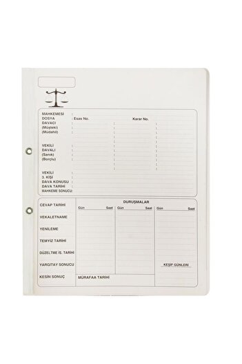 OFIX Ful Color 04798 Luxury Lawyer Office File Cardboard A4 50 Pieces - White