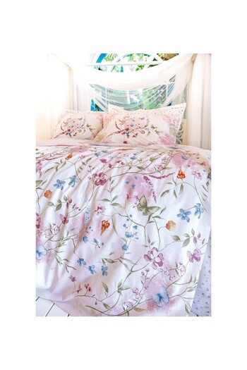 Altınbaşak Gwen Anew 100% Cotton Double Complete Set Quilted Duvet Cover Set