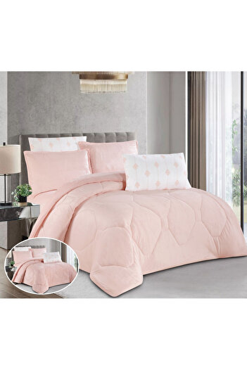 HOURS Horse Fur Winter Duvet Set, Reversible, Heavy Fill, 6 Pieces, King Size
