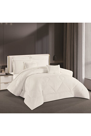HOURS Horse Fur Winter Duvet Set, Reversible, Heavy Fill, 8 Pieces, King Size