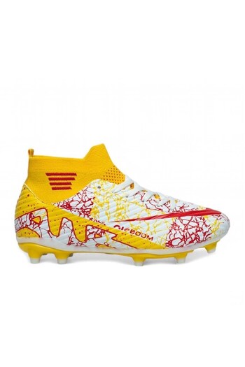 LALİGA Unisex Crampon Football Shoes with White Red Socks