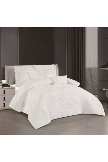 HOURS Horse Fur Winter Duvet Set, Reversible, Heavy Fill, 8 Pieces, King Size