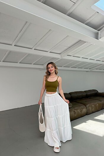 IŞILDA FASHION Îmbrăcăminte pentru femei Fusta elastică cu scoici