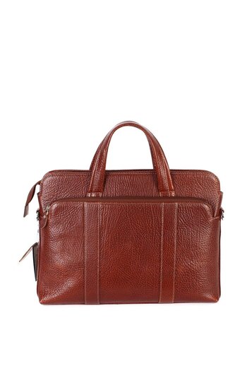 Aka Deri Brown Laptop Briefcase 258 63