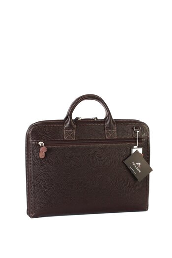 Aka Deri Brown Leather Briefcase 239 4