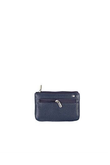 Aka Deri Leather Navy Blue Keychain 042 17