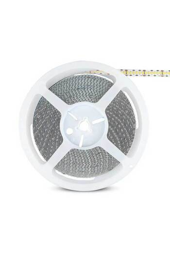 CLASSLIGHTS Bandă LED 24V, 6500K, Lumină Alb Rece, 240 LED/m, IP20, Rolă 10 Metri,