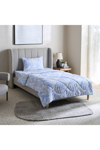 Home Box Malta Evelyn 2-Piece Printed Cotton Twin Comforter Set 160x220 cm