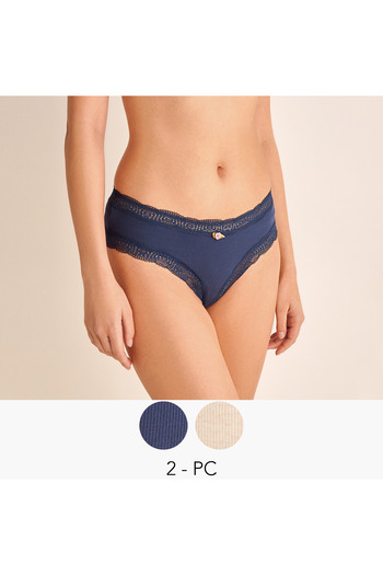 FAV Set of 2 - Lace Detail Briefs