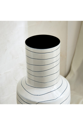 Home Box Fylis Metal Sketchy Finish Vase 18x18x41 cm