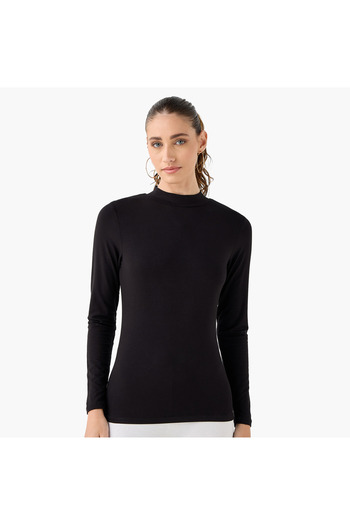 FAV Set of 2 - T-shirt with High Neck and Long Sleeves