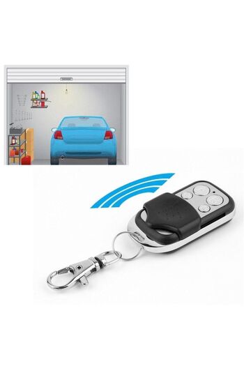 Jewval 433 Mhz Car Parking Control Barrier Transmitter Garage Door Copyable Compatible Chip Read Description