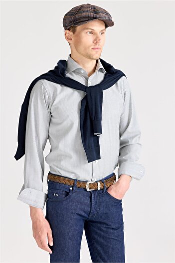 TRAMAROSSA Lacivert Soft Pamuk Denim Pantolon