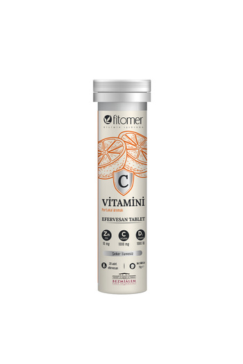 Fitomer Vitamin C D and Zinc Effervescent Tablet