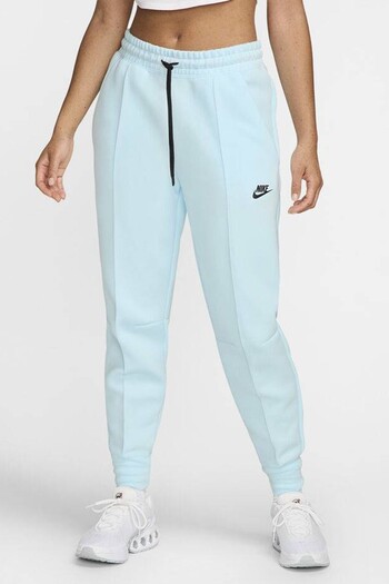 Nike Αθλητικά ρούχα Tech Fleece Standard Fit Mid Rise Jogger Γυναικείο Φούτερ Ανοιχτό μπλε