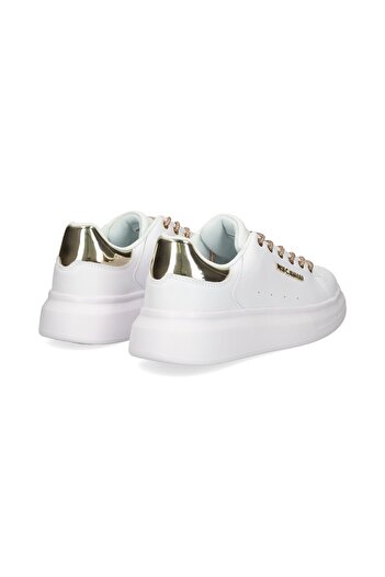 Just Cavalli Women's Jc Sneaker - White/Gold